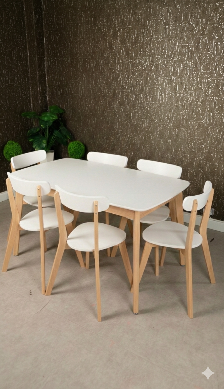 Table et Chaises style scandinave