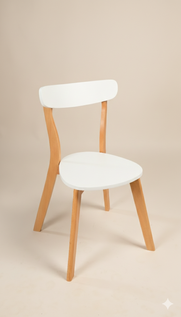 chaise scandinave en bois hetre
