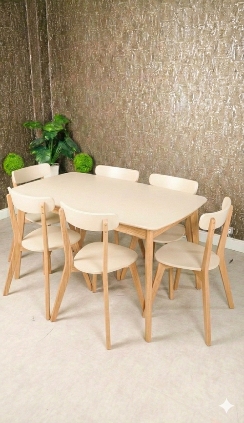 Table et Chaises style scandinave