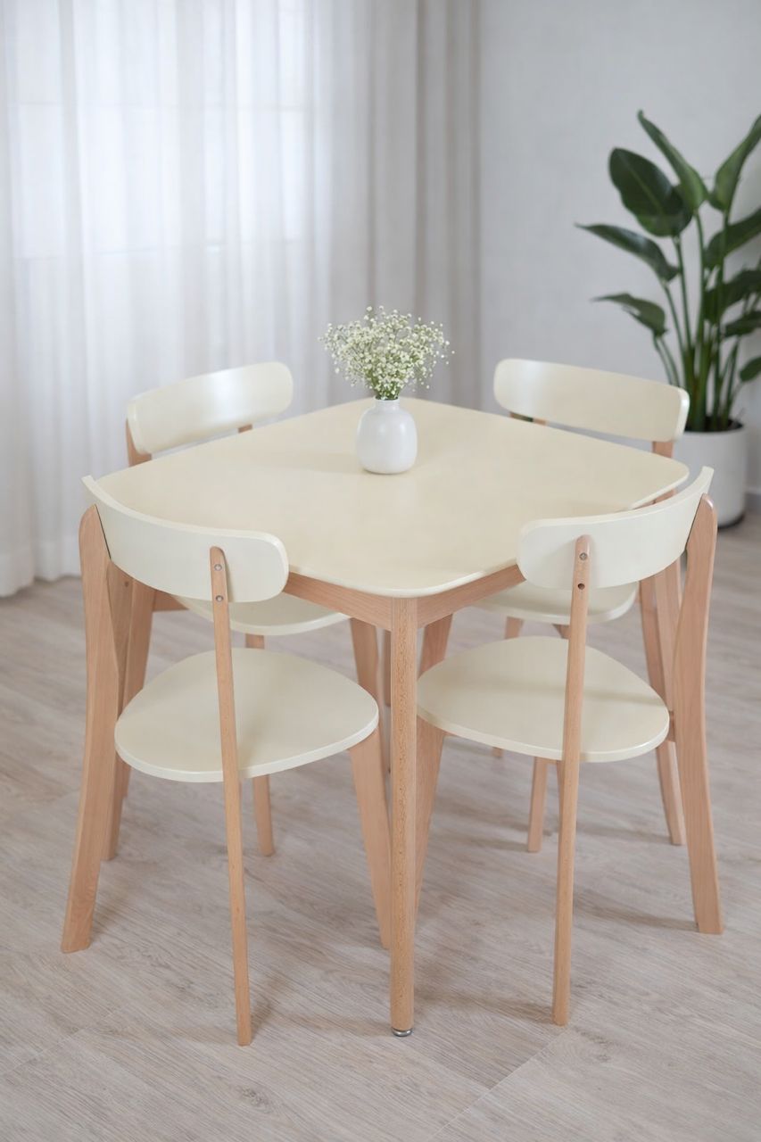 Table et Chaises style scandinave