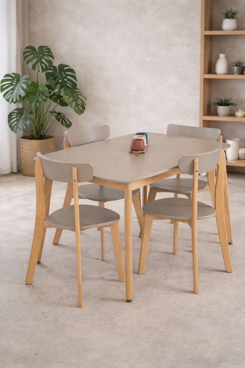 Table et Chaises style scandinave