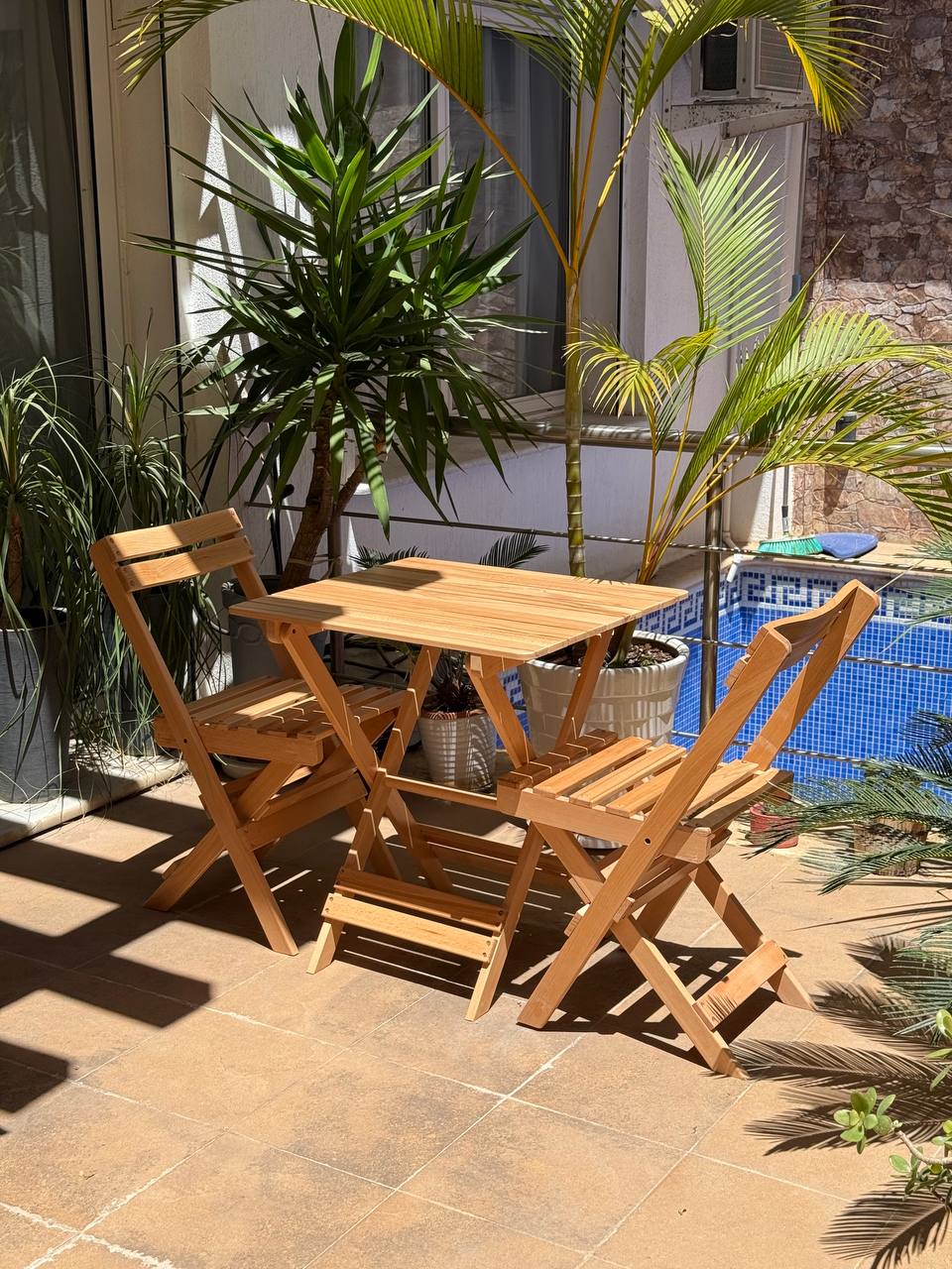 Table et chaise pliable